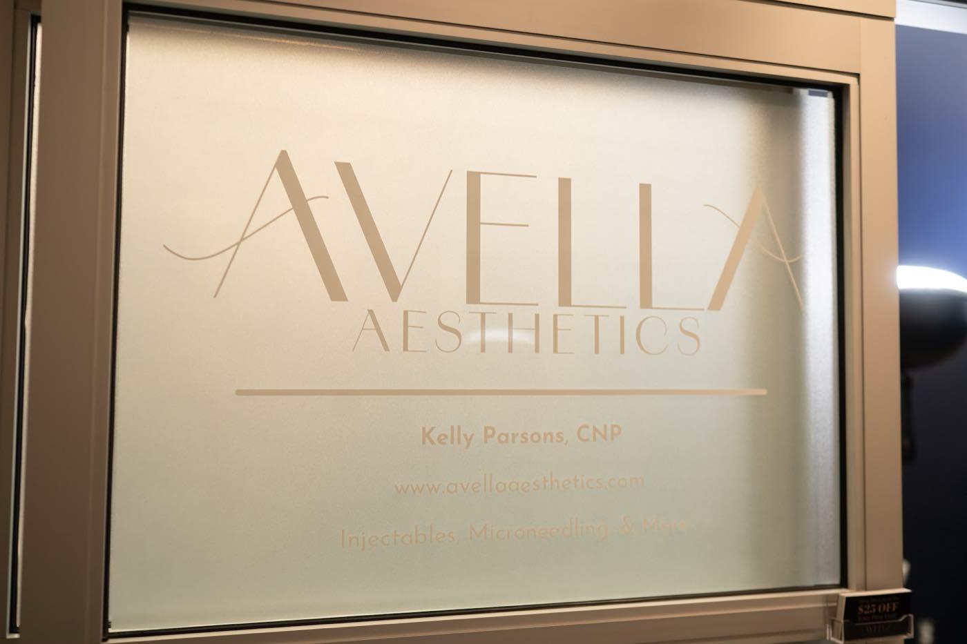 Interior of Avella Aesthetics